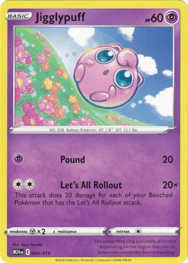 Jigglypuff 004/015 Normal McDonald’s Promos 2024 Jigglypuff 004/015 Normal McDonald’s Promos 2024