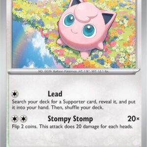 Jigglypuff 039/165 Normal SV: Scarlet & Violet 151 Jigglypuff 039/165 Normal SV: Scarlet & Violet 151