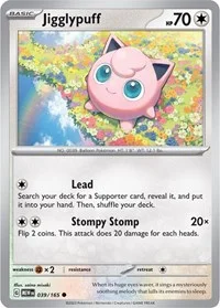 Jigglypuff | 039/165 | Reverse Holofoil | SV: Scarlet & Violet 151