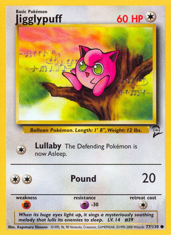 Jigglypuff 077/130 Normal Base Set 2