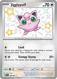 Jigglypuff | 198/091 | Holofoil | SV: Paldean Fates