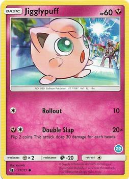 Jigglypuff (22) 21/111 Normal SM Trainer Kit: Alolan Sandslash & Alolan Ninetales