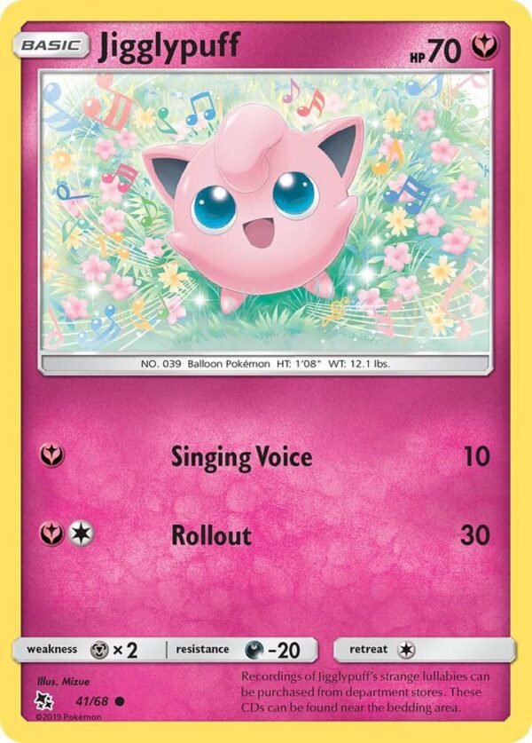 Jigglypuff 41/68 Normal Hidden Fates