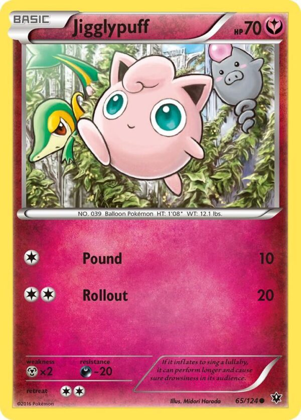 Jigglypuff 65/124 Normal XY – Fates Collide