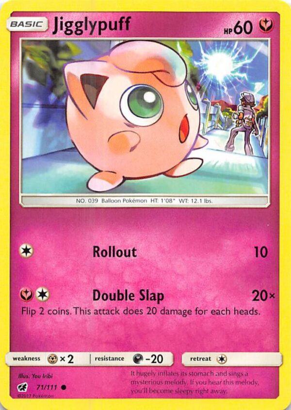 Jigglypuff 71/111 Normal SM – Crimson Invasion Jigglypuff 71/111 Normal SM – Crimson Invasion
