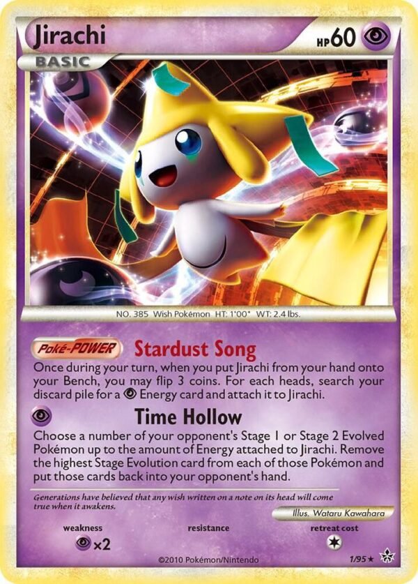 Jirachi 1/95 Reverse Holofoil Unleashed