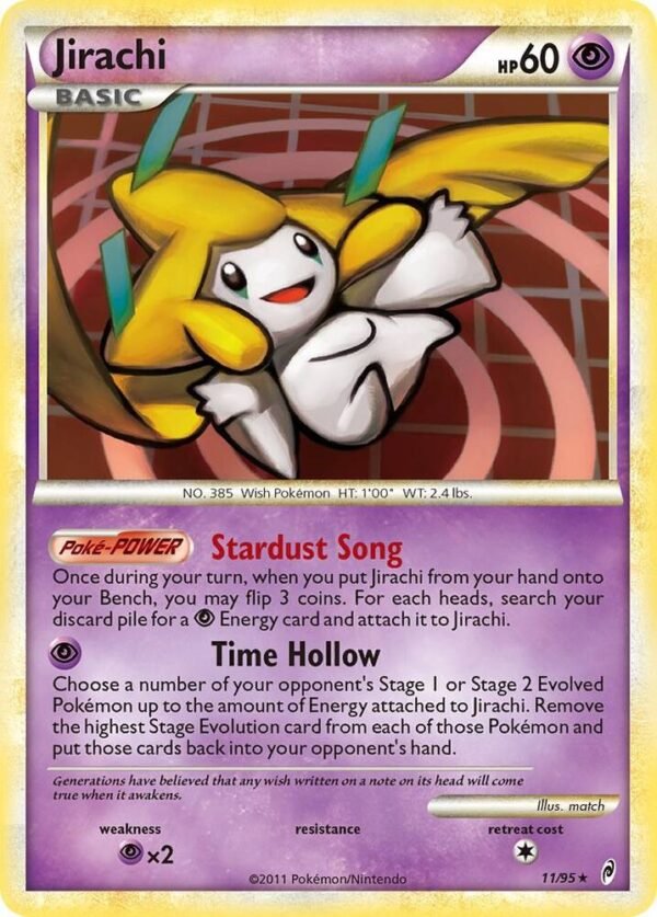 Jirachi 11/95 Reverse Holofoil Call of Legends Jirachi 11/95 Reverse Holofoil Call of Legends