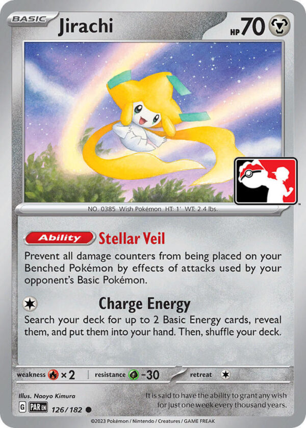 Jirachi 126/182 Holofoil Prize Pack Series Cards