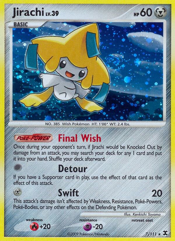 Jirachi 7/111 Holofoil Rising Rivals Jirachi 7/111 Holofoil Rising Rivals