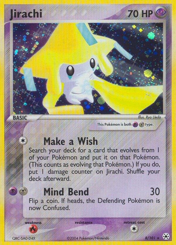 Jirachi 8/101 Reverse Holofoil Hidden Legends Jirachi 8/101 Reverse Holofoil Hidden Legends
