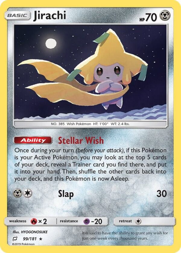 Jirachi 99/181 Holofoil SM – Team Up