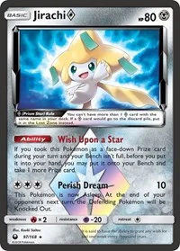 Jirachi Prism Star | 97/168 | Holofoil | SM - Celestial Storm