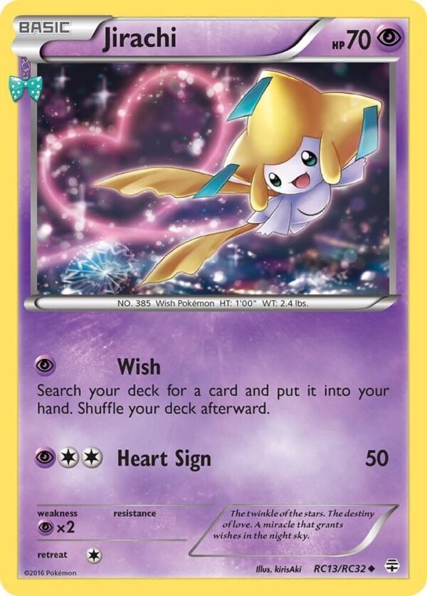 Jirachi RC13/RC32 Holofoil Generations: Radiant Collection