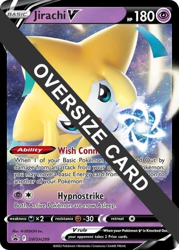 Jirachi V 299 SWSH299 Normal Jumbo Cards Jirachi V 299 SWSH299 Normal Jumbo Cards