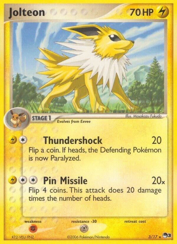 Jolteon 003/017 Normal POP Series 3 Jolteon 003/017 Normal POP Series 3