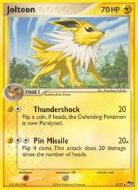Jolteon | 003/017 | Holofoil | POP Series 3 Jolteon | 003/017 | Holofoil | POP Series 3