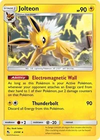 Jolteon | 23/68 | Reverse Holofoil | Hidden Fates