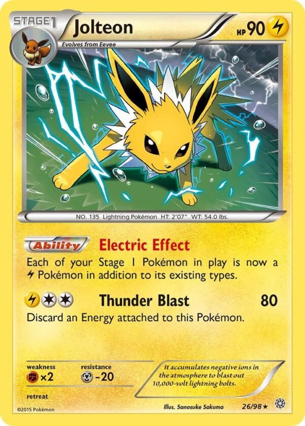 Jolteon 26/98 Holofoil XY – Ancient Origins