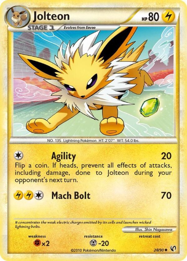 Jolteon 28/90 Normal Undaunted Jolteon 28/90 Normal Undaunted