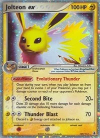Jolteon ex | 109/113 | Holofoil | Delta Species Jolteon ex | 109/113 | Holofoil | Delta Species