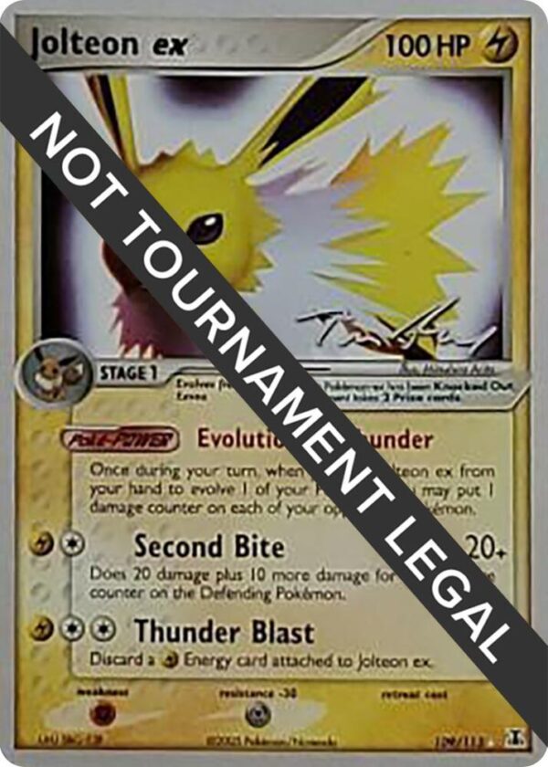 Jolteon ex 2007 (Tom Roos) 109/113 Normal World Championship Decks Jolteon ex 2007 (Tom Roos) 109/113 Normal World Championship Decks