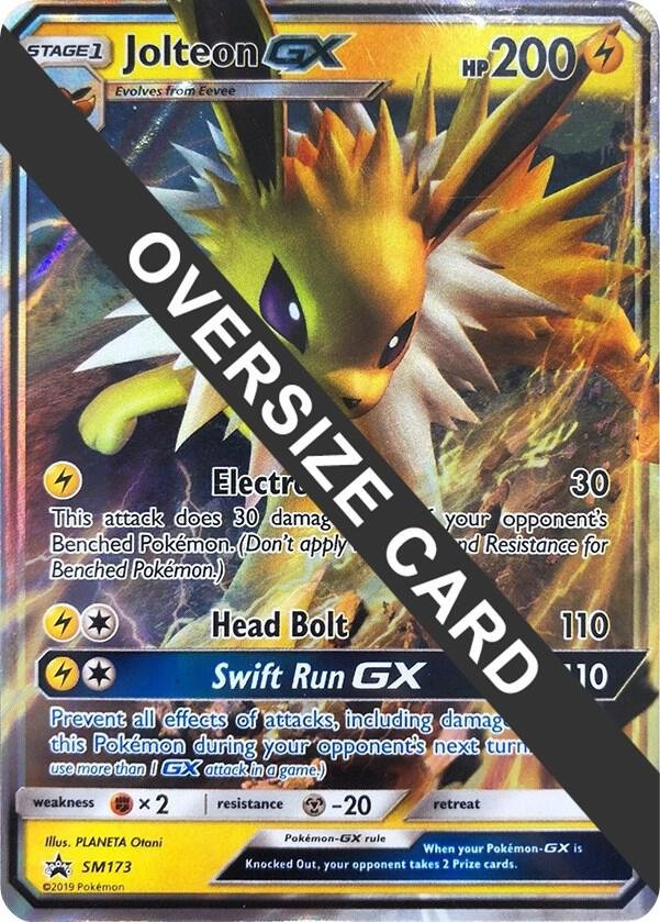 Jolteon GX SM173 (SM Black Star Promo) Holofoil Jumbo Cards