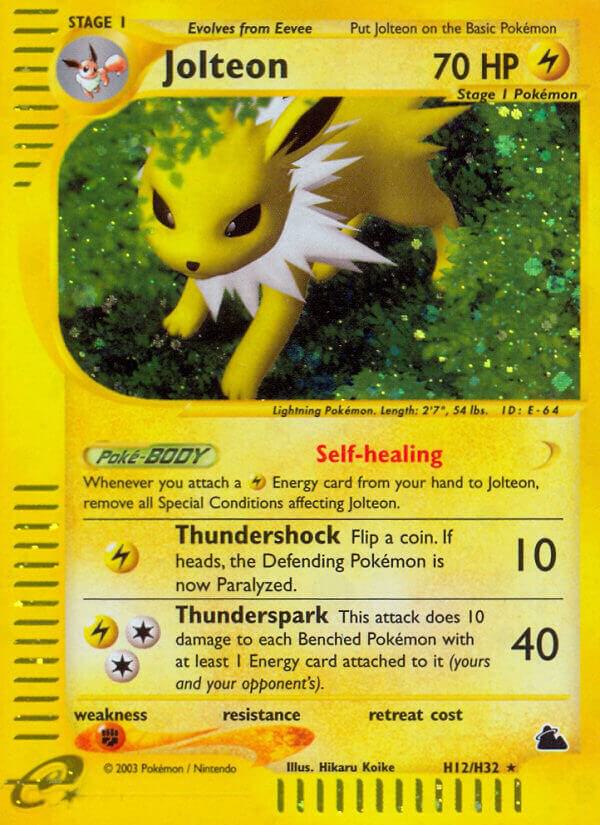 Jolteon (H12) H12/H32 Holofoil Skyridge