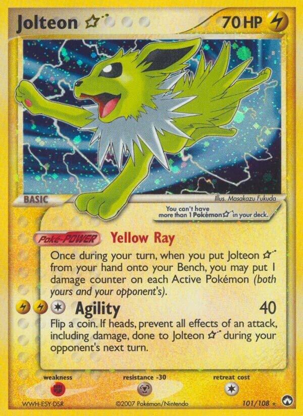Jolteon Star 101/108 Holofoil Power Keepers Jolteon Star 101/108 Holofoil Power Keepers