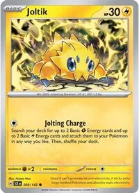 Joltik | 050/142 | Reverse Holofoil | SV07: Stellar Crown Joltik | 050/142 | Reverse Holofoil | SV07: Stellar Crown