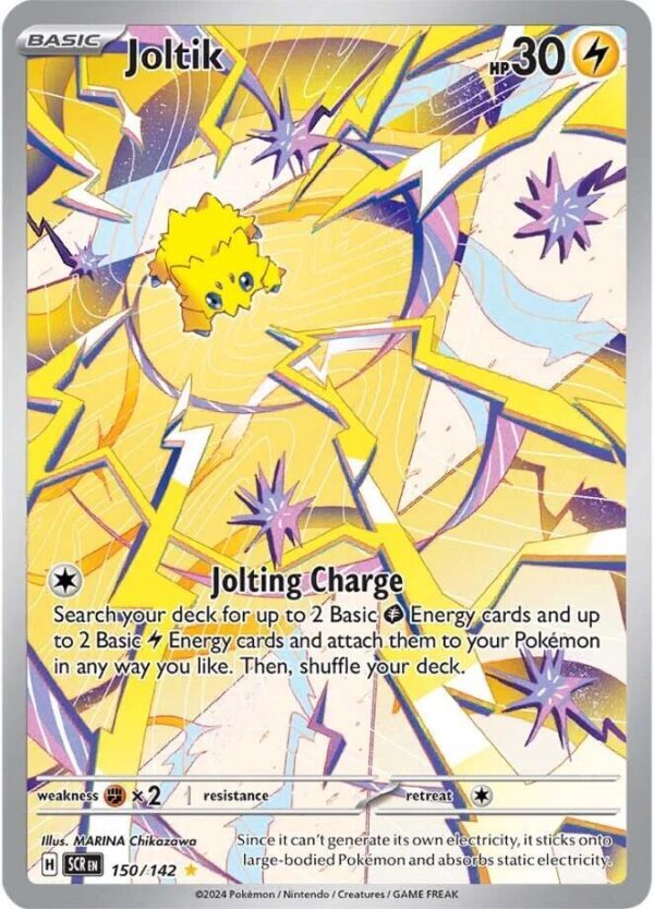 Joltik 150/142 Holofoil SV07: Stellar Crown Joltik 150/142 Holofoil SV07: Stellar Crown