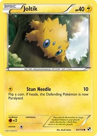 Joltik (44) | 44/114 | Reverse Holofoil | Black and White