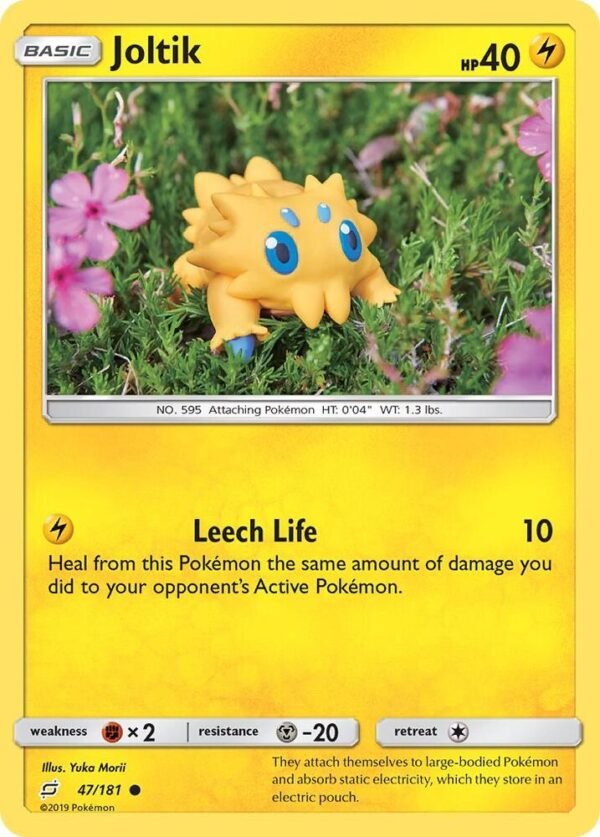 Joltik 47/181 Reverse Holofoil SM – Team Up Joltik 47/181 Reverse Holofoil SM – Team Up