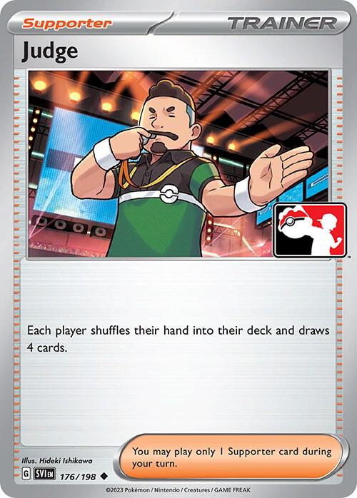 Judge 176/198 Holofoil Prize Pack Series Cards