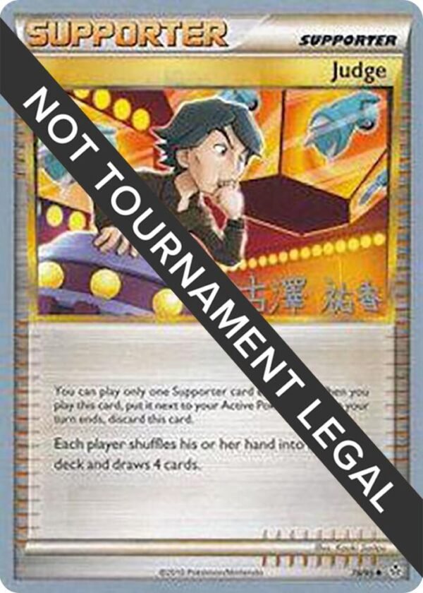 Judge 2010 (Yuka Furusawa) 78/95 Normal World Championship Decks Judge 2010 (Yuka Furusawa) 78/95 Normal World Championship Decks