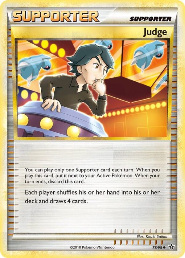 Judge 78/95 Reverse Holofoil Unleashed Judge 78/95 Reverse Holofoil Unleashed