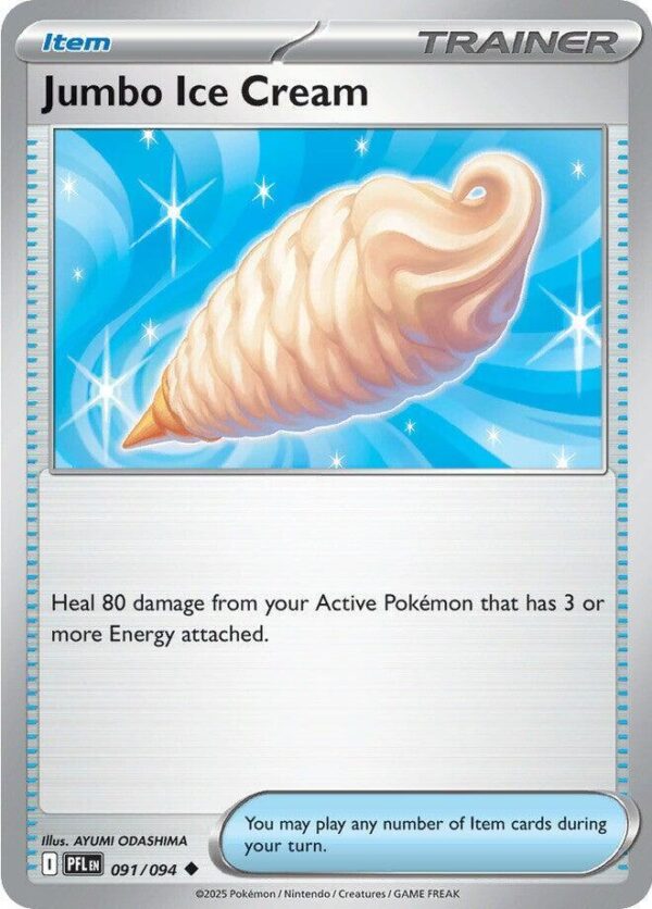 Jumbo Ice Cream 091/094 Normal ME02: Phantasmal Flames Jumbo Ice Cream 091/094 Normal ME02: Phantasmal Flames