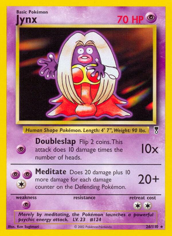 Jynx 026/110 Reverse Holofoil Legendary Collection Jynx 026/110 Reverse Holofoil Legendary Collection