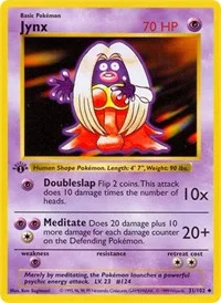 Jynx | 031/102 | Unlimited | Base Set (Shadowless)