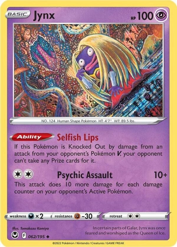 Jynx 062/195 Normal SWSH12: Silver Tempest