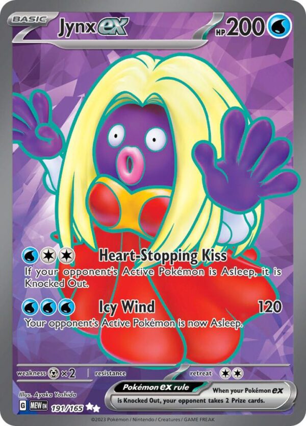 Jynx ex 191/165 Holofoil SV: Scarlet & Violet 151 Jynx ex 191/165 Holofoil SV: Scarlet & Violet 151