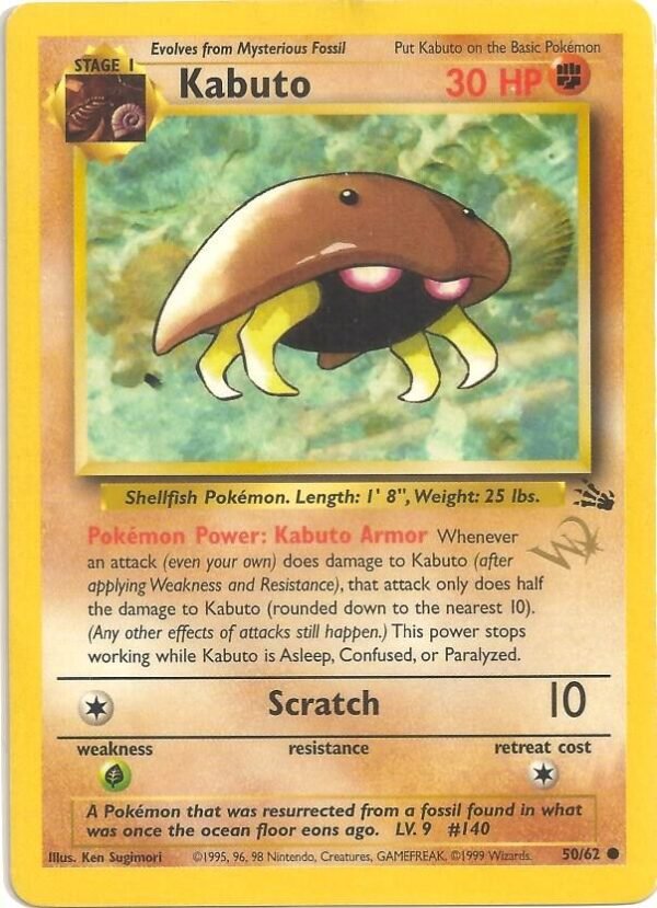 Kabuto [W Stamped] 50/62 Normal WoTC Promo