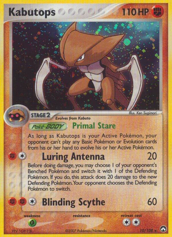 Kabutops 10/108 Holofoil Power Keepers
