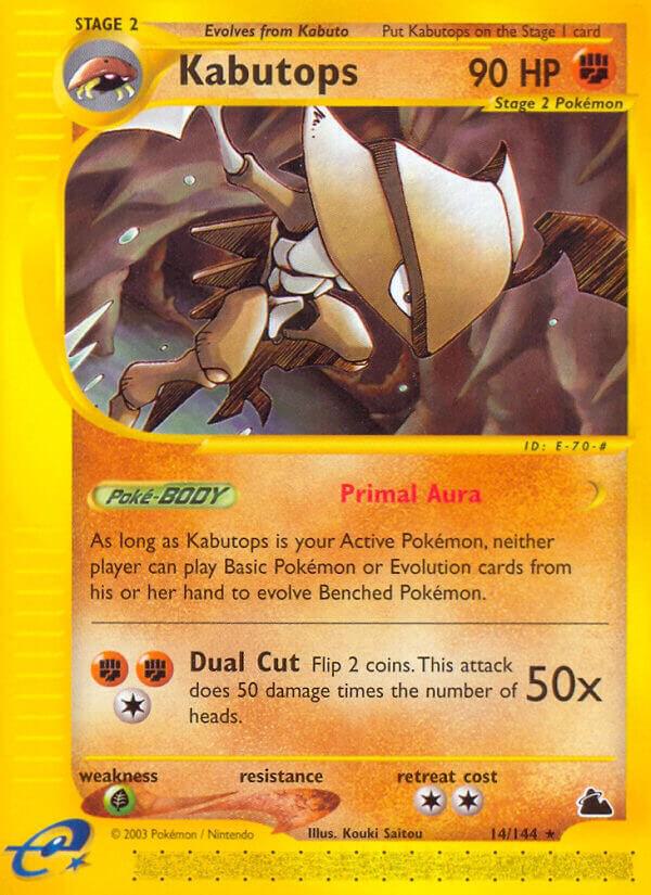 Kabutops (14) 014/144 Normal Skyridge