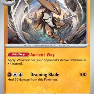 Kabutops 141/165 Reverse Holofoil SV: Scarlet & Violet 151