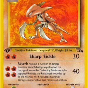 Kabutops (24) 24/62 1st Edition Fossil