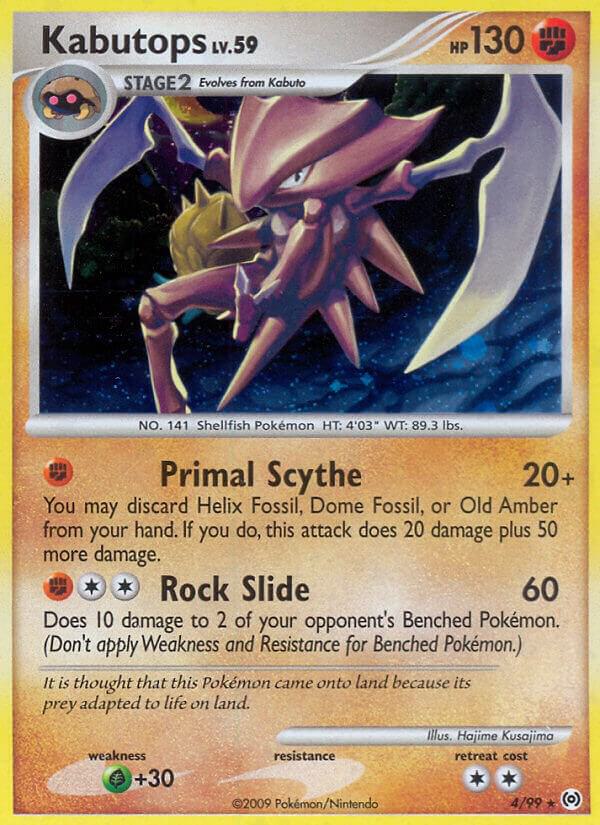 Kabutops 4/99 Holofoil Arceus