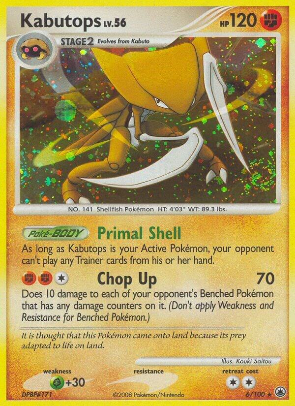 Kabutops 6/100 Holofoil Majestic Dawn