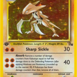 Kabutops (9) 09/62 1st Edition Holofoil Fossil