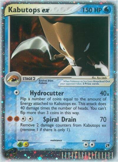 Kabutops ex 97/100 Holofoil Sandstorm Kabutops ex 97/100 Holofoil Sandstorm