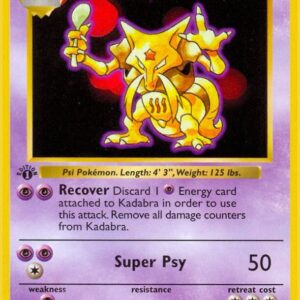 Kadabra 032/102 1st Edition Base Set (Shadowless)